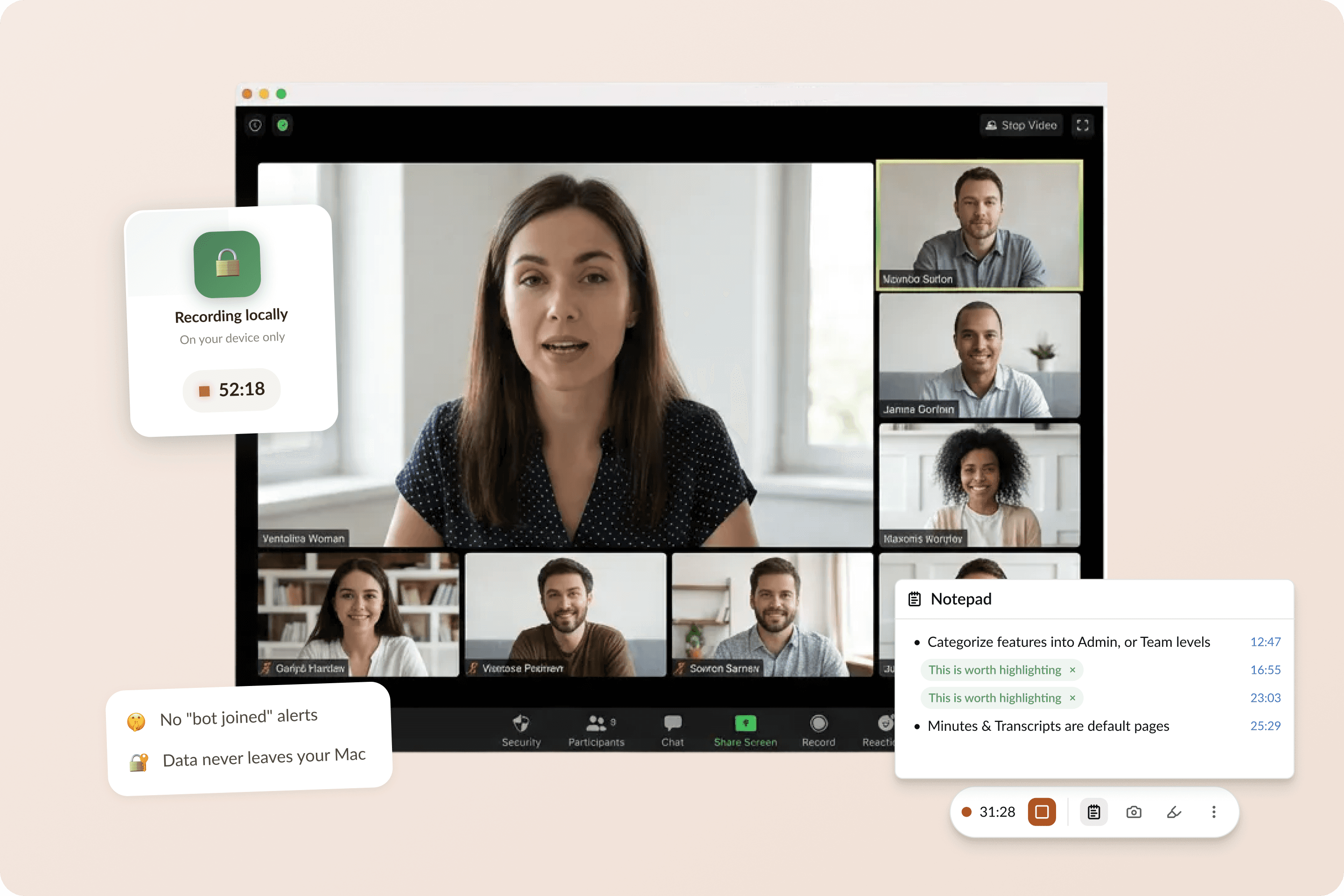 No one sees Quill but you.